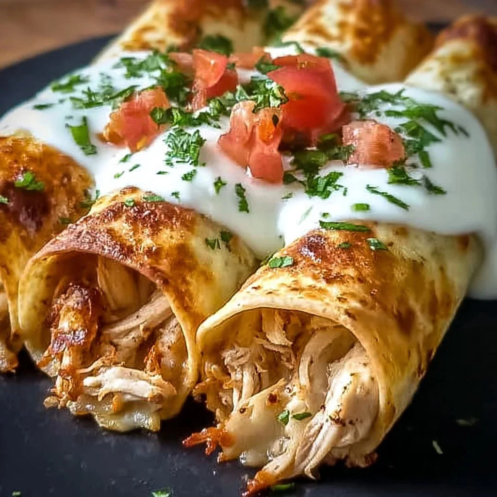 Creamy Baked Chicken Taquitos: Better Than Takeout