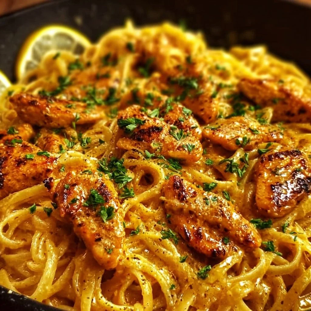 Irresistible Cowboy Butter Chicken Linguine: Creamy Heaven