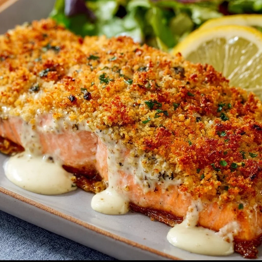 Irresistible Parmesan Crusted Salmon With Mayo: A Simple Gourmet Recipe