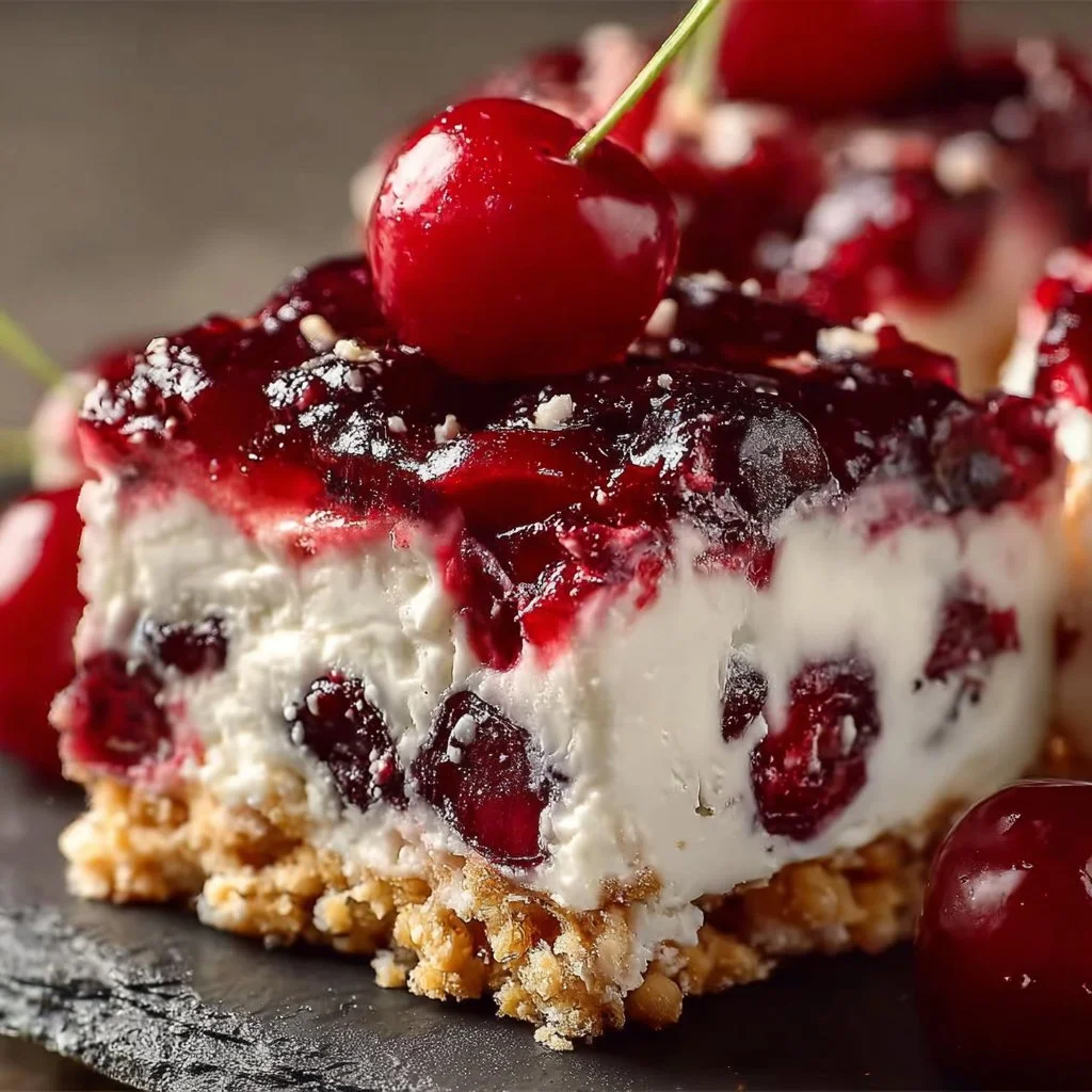Irresistibly Creamy No-Bake Cherry Delights