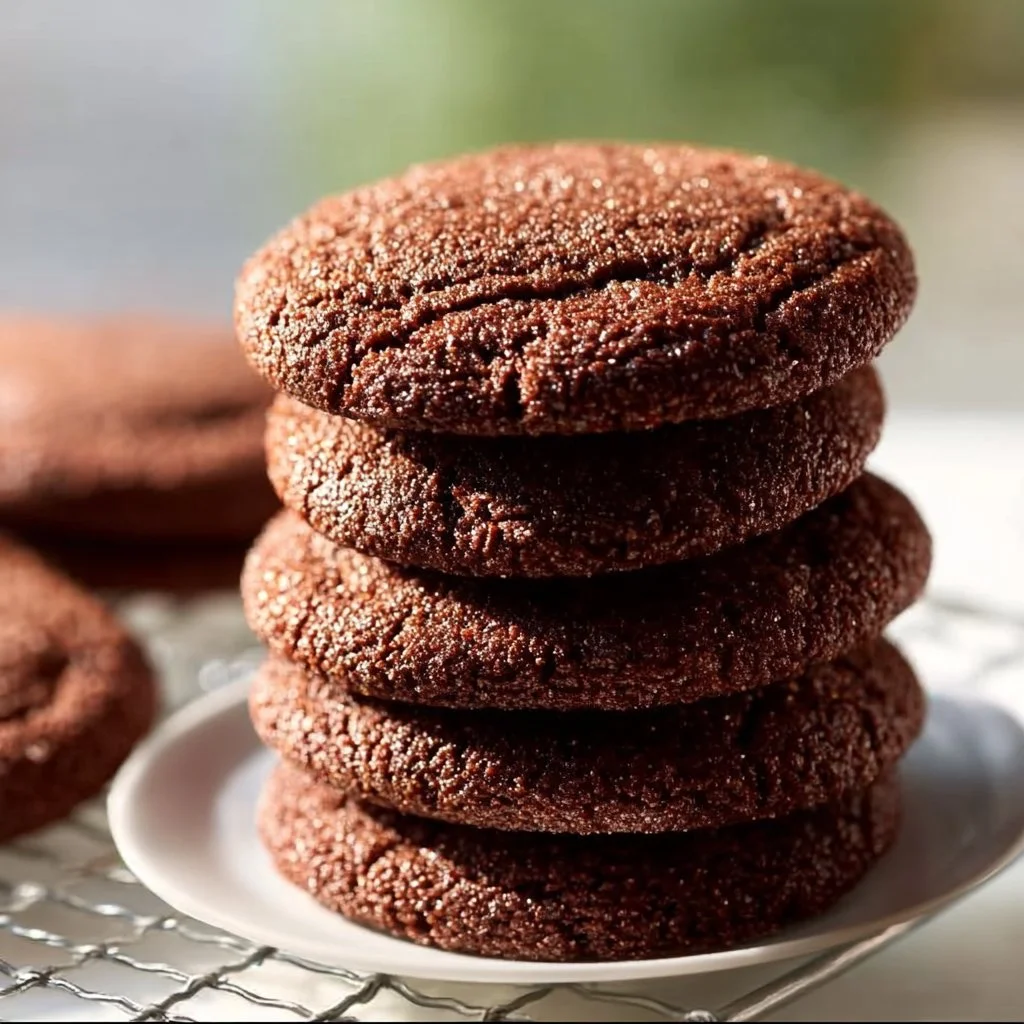 Delicious homemade 4-Ingredient Nutella cookies on a baking tray.