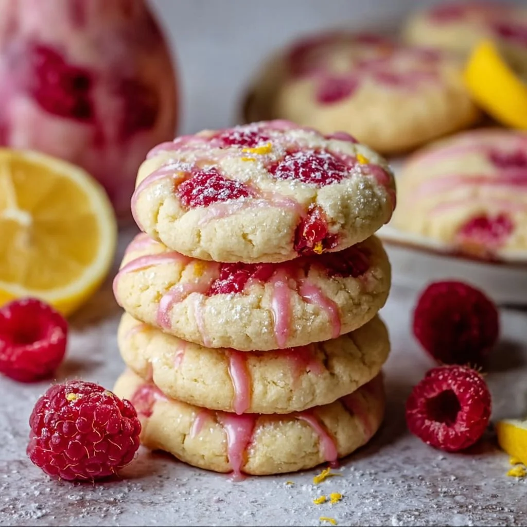 Irresistibly Soft Raspberry Lemonade Cookies: A Refreshing Treat to Savor
