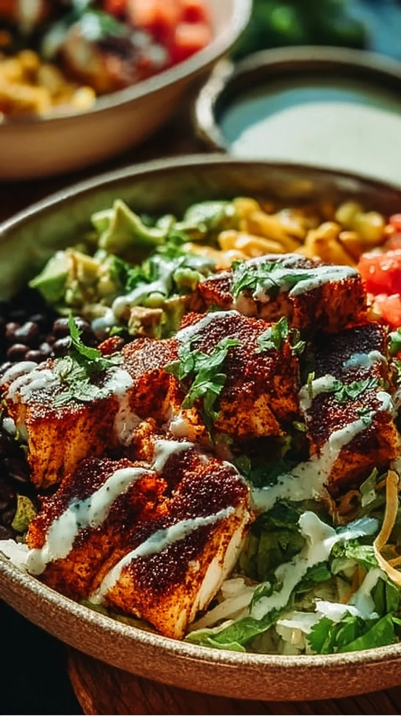 Blackened Fish Taco Bowls