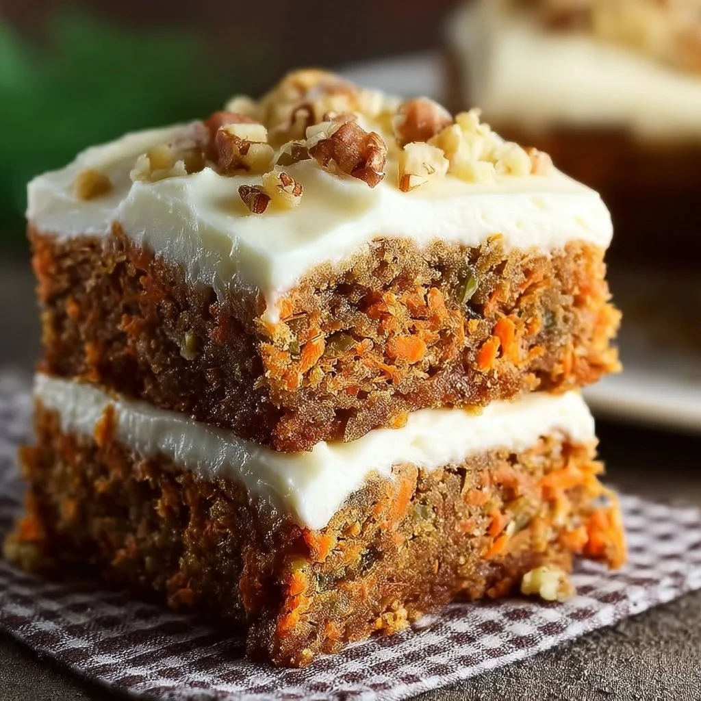 Carrot Cake Bars with Cream Cheese Frosting
