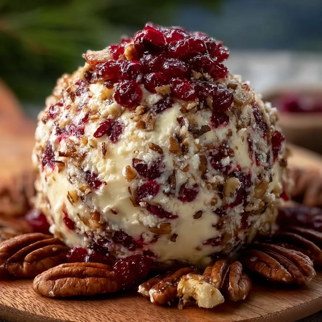 Creamy Cranberry Pecan Cheese Ball: The Ultimate Holiday Appetizer
