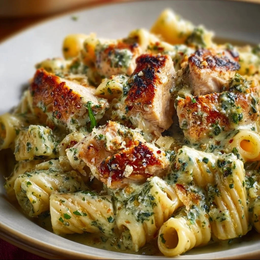 Creamy Pesto Chicken Pasta