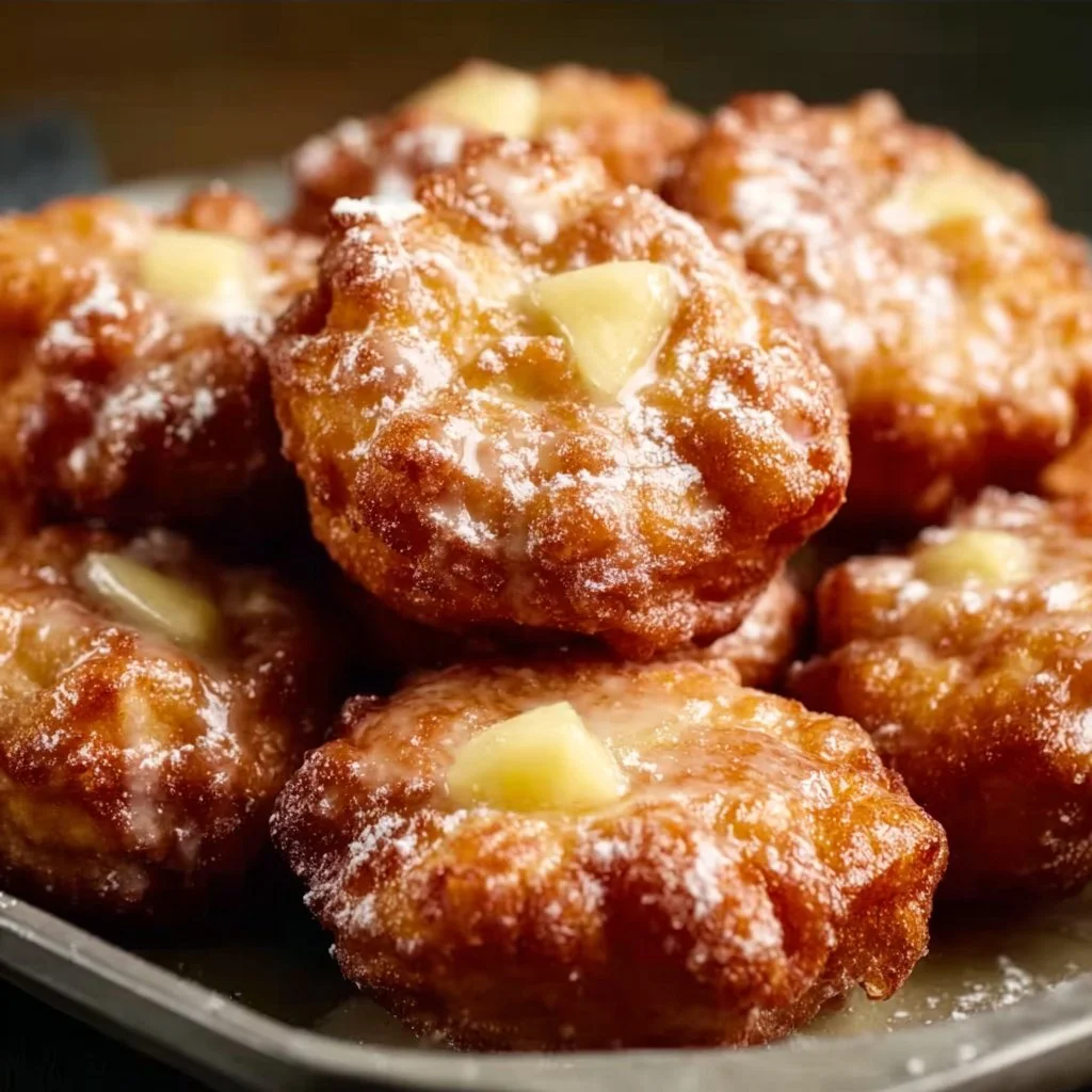 Heavenly Baked Apple Fritters: Fluffy Homemade Delights