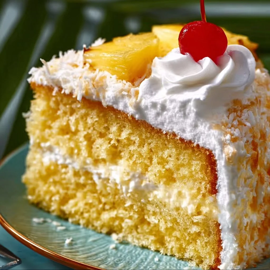 Heavenly Piña Colada Cake: The Ultimate Tropical Indulgence