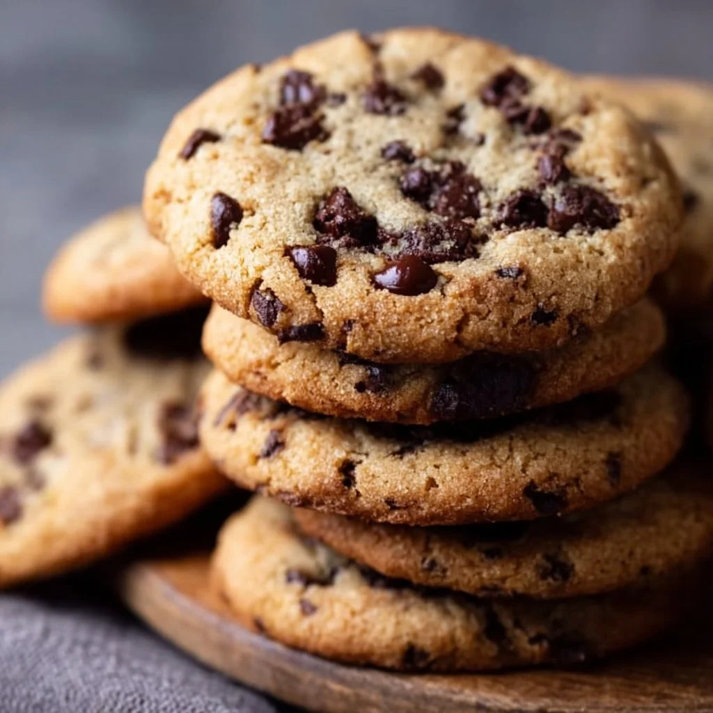 Delicious homemade chocolate chip cookies on a cooling rack
