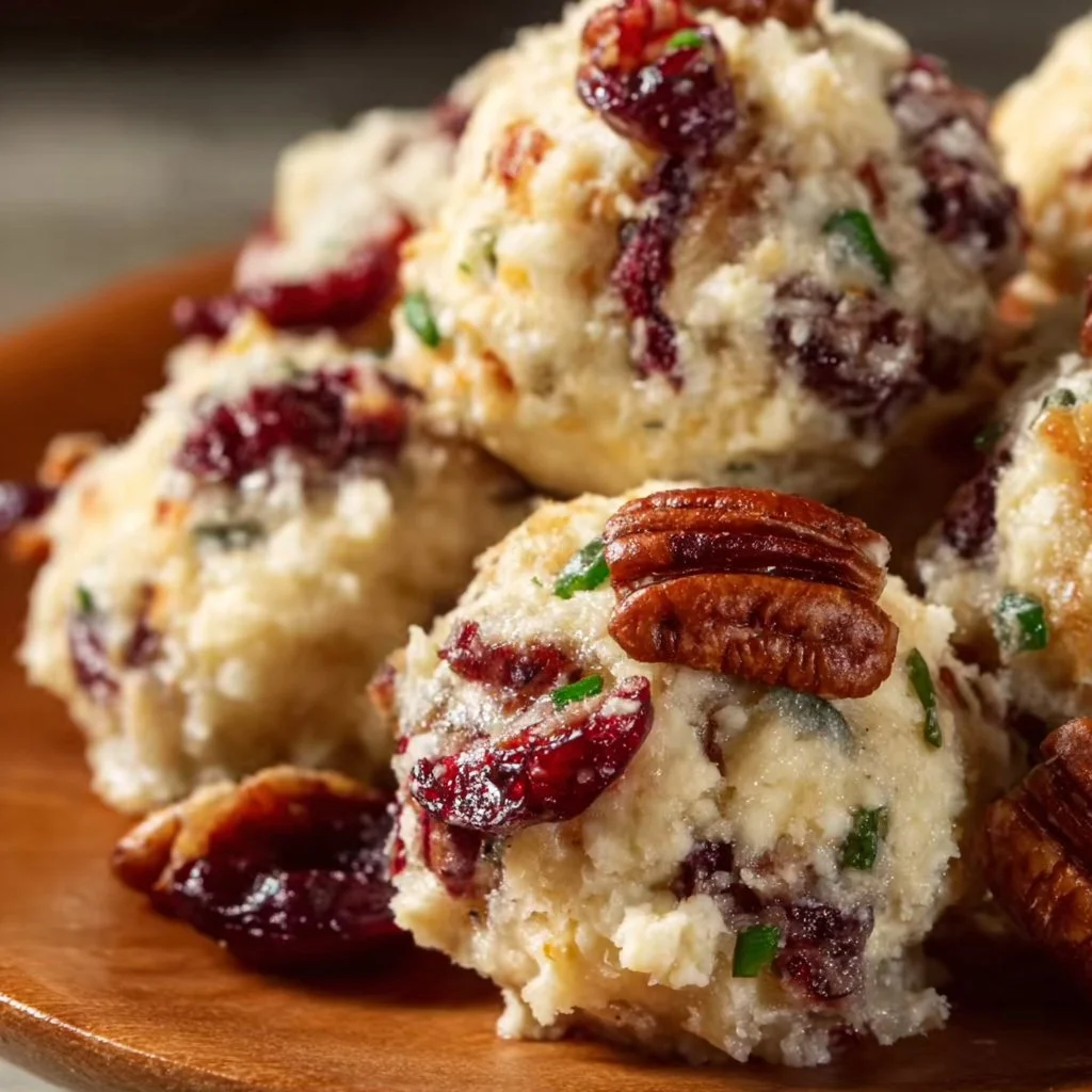 Irresistible Cranberry Pecan Cheese Bites for Any Occasion
