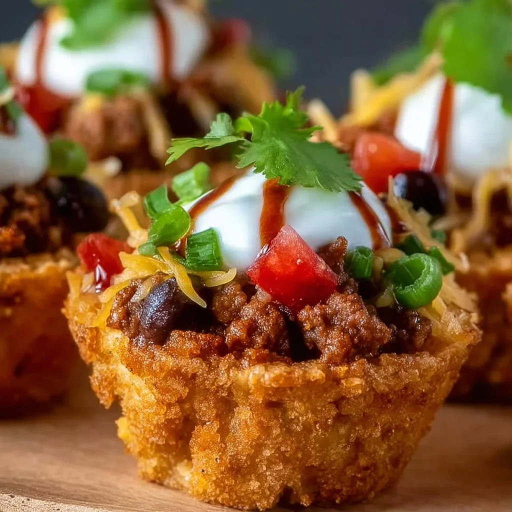 Irresistible Mini Taco Cupcakes: The Ultimate Savory Bite