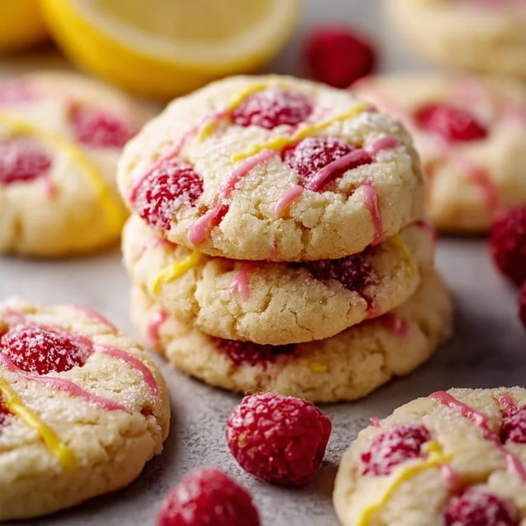 Irresistibly Soft Raspberry Lemonade Cookies: A Refreshing Treat to Savor