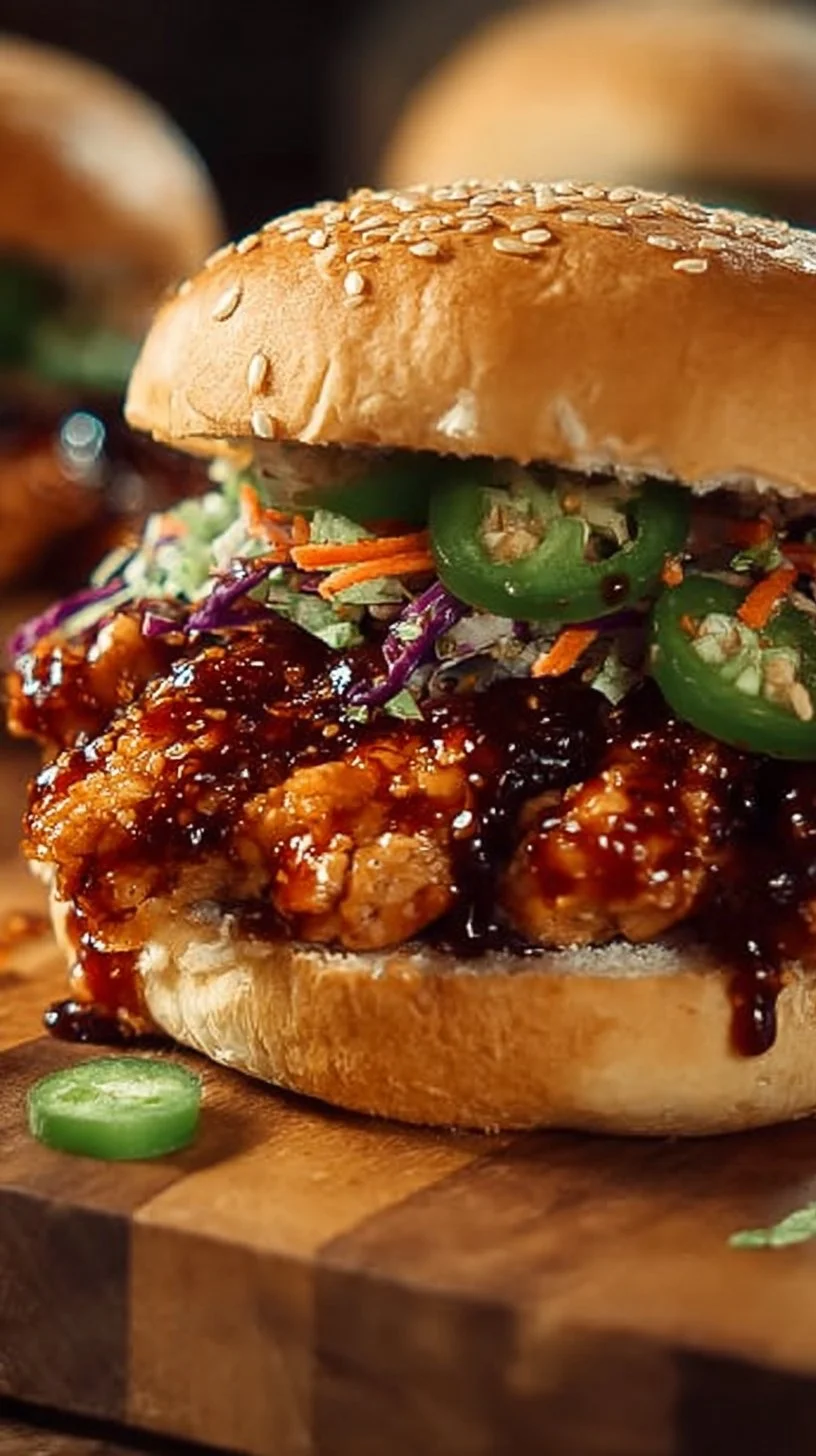 Korean BBQ Chicken Sandwich