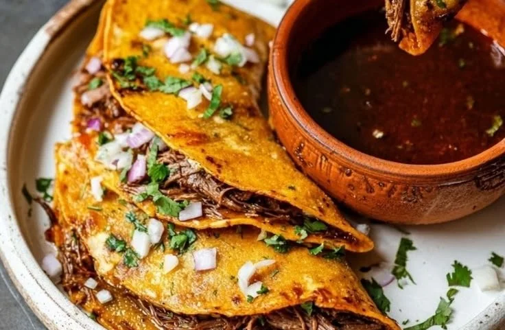 Delicious Mac Sloppy Joes served on a plate with a side of fries.