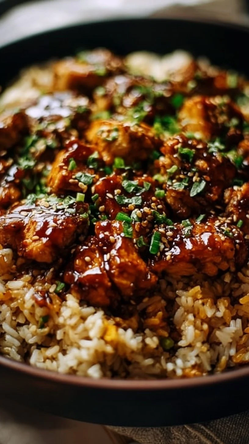 One-Pan Bold Honey BBQ Chicken Rice