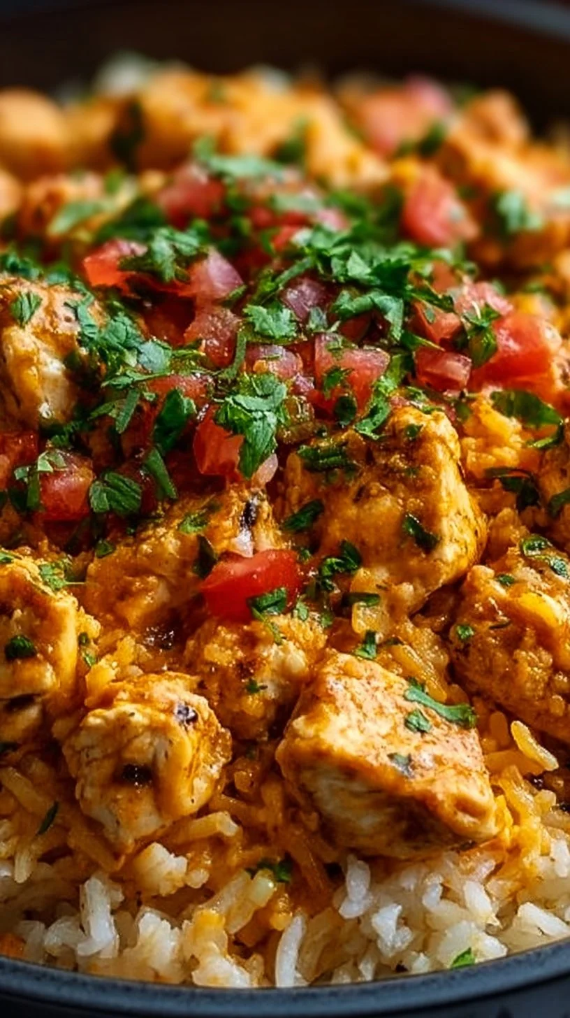 One-Pot Cheesy Southwest Chicken and Rice