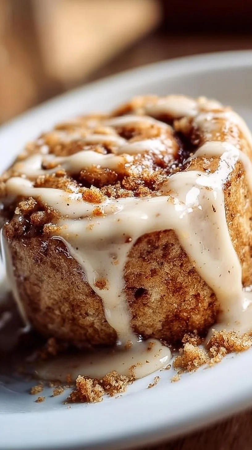 Protein Cinnamon Roll Mug Cake