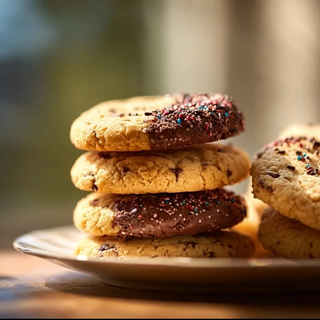 Delicious slice and bake cookies ready to be sliced and baked