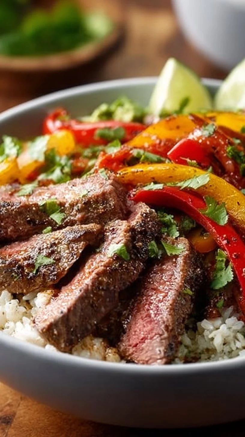 Steak Fajita Bowl Recipe