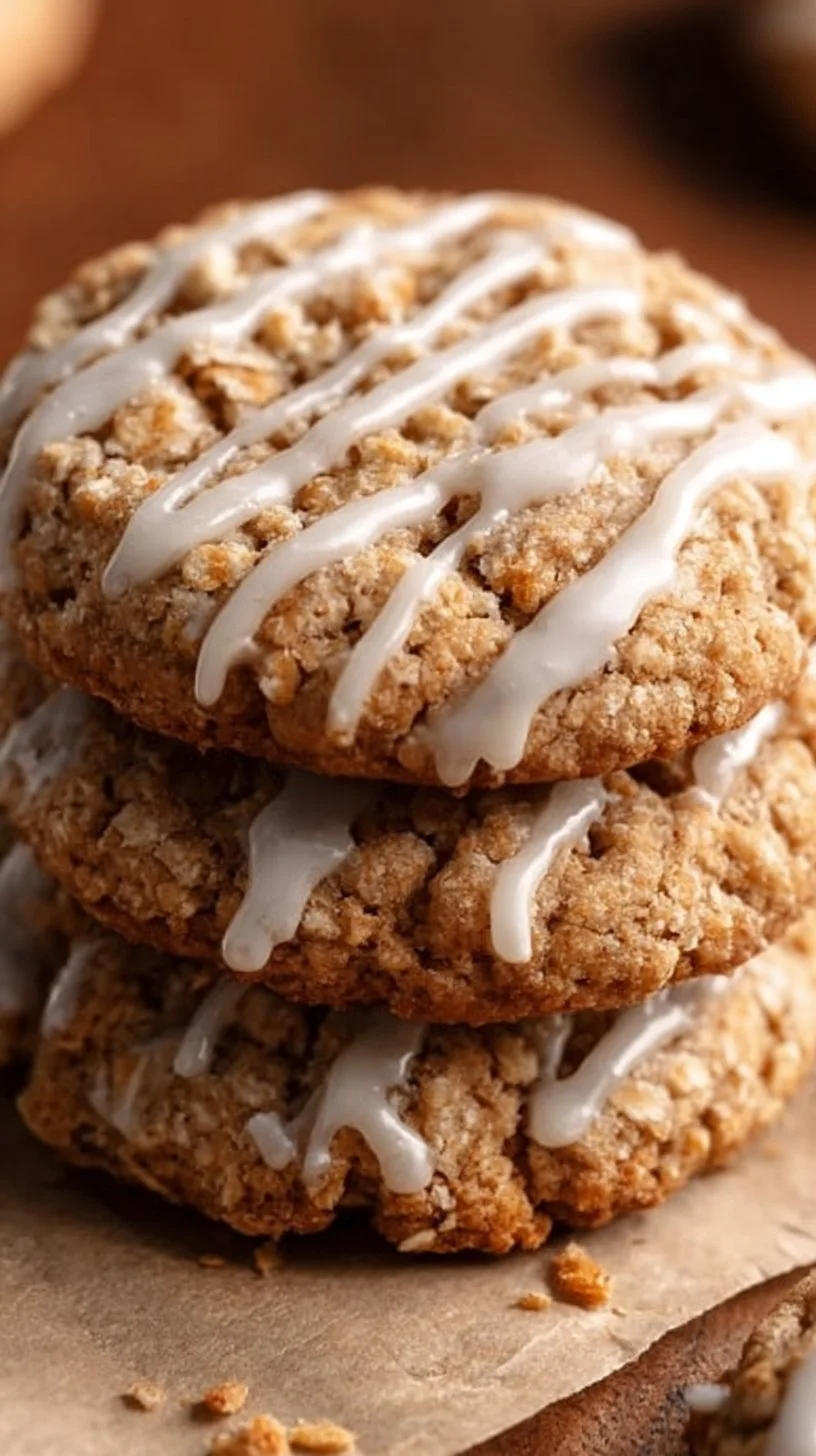 The Crumbl Iced Oatmeal Cookies