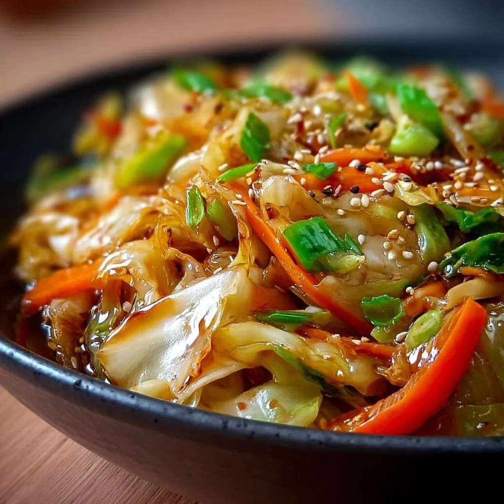 Asian Cabbage Stir Fry