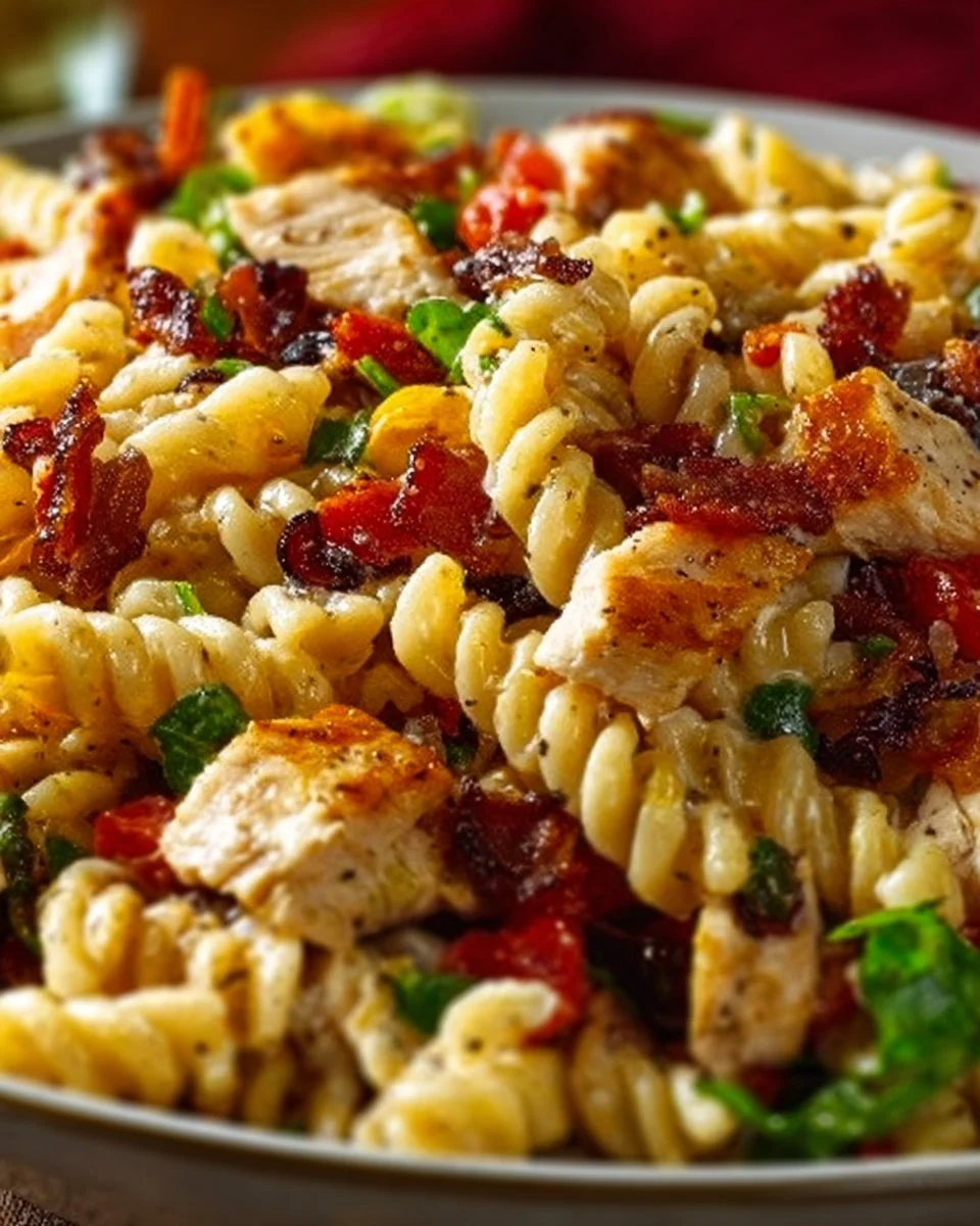 BBQ Chicken Pasta Salad