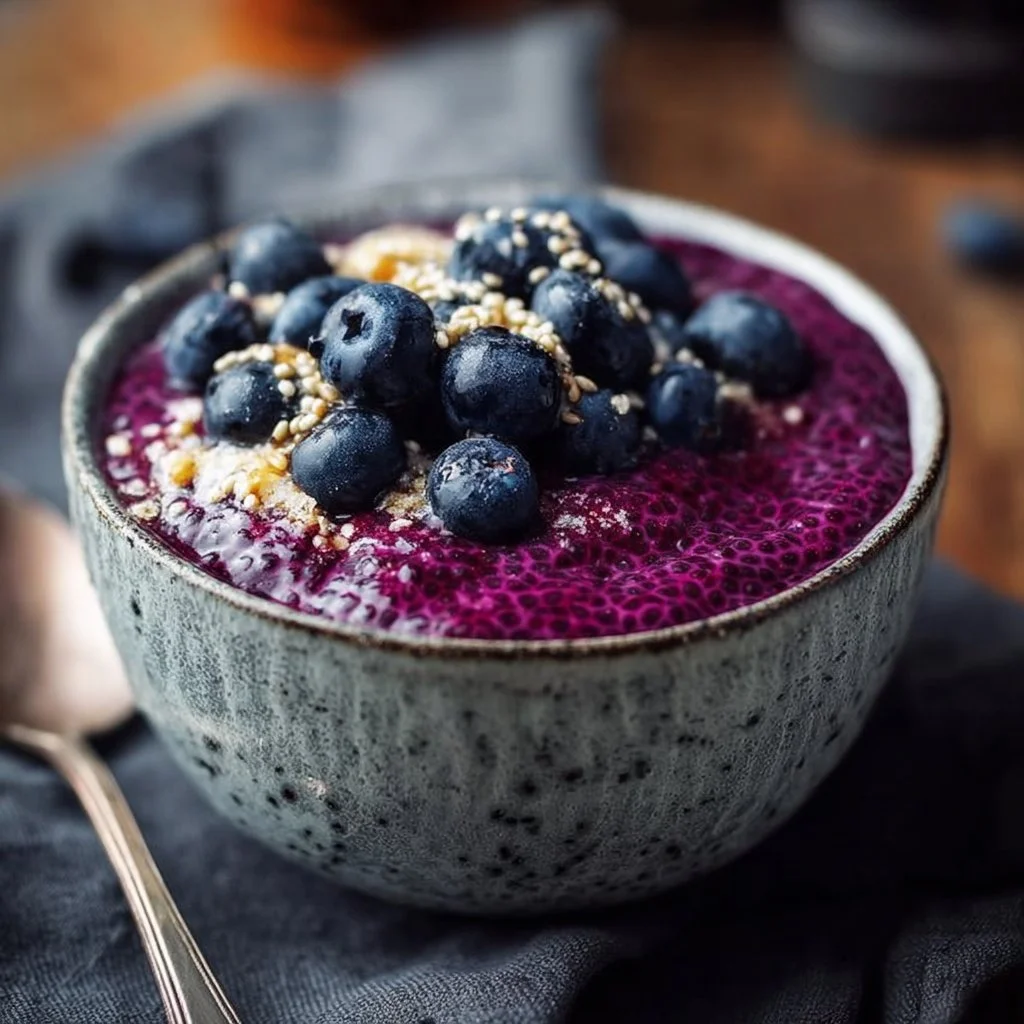 Blueberry Chia Pudding Bowl