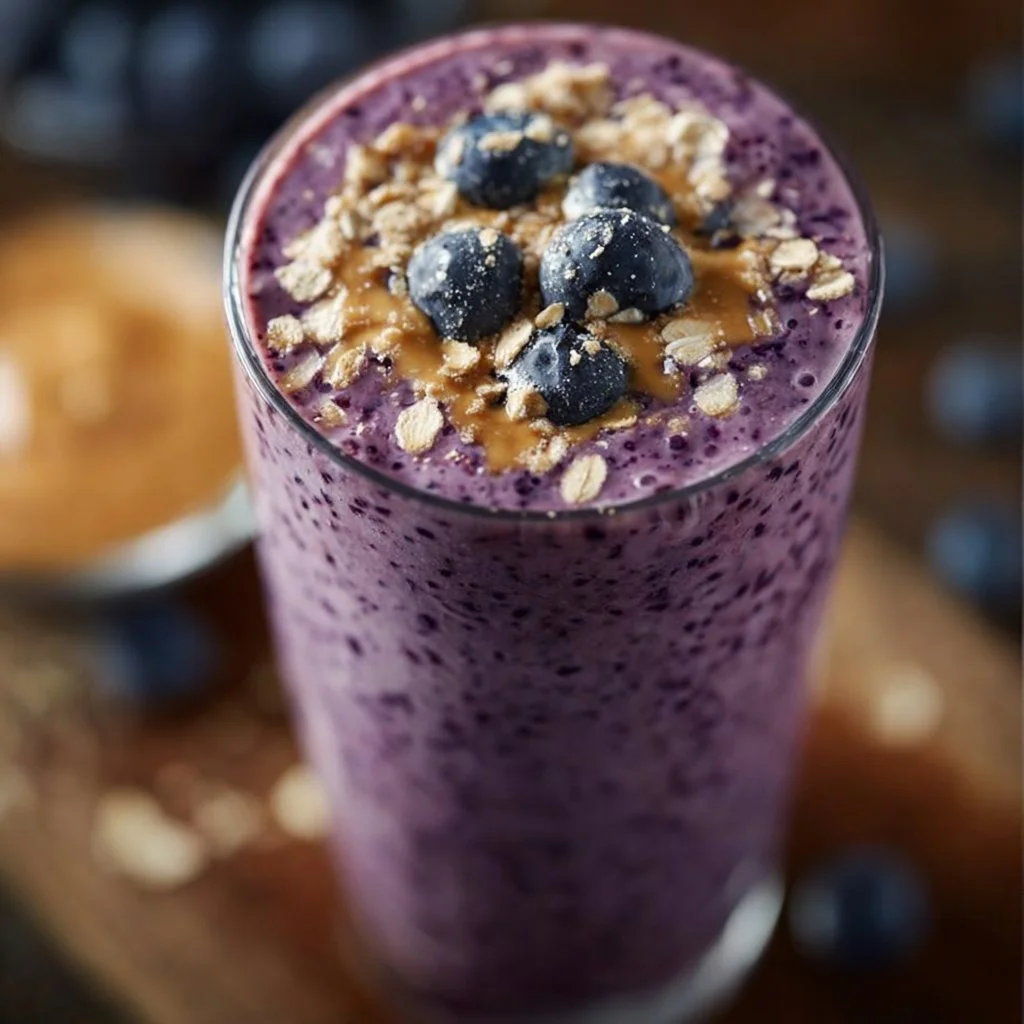 Blueberry Oatmeal Smoothie