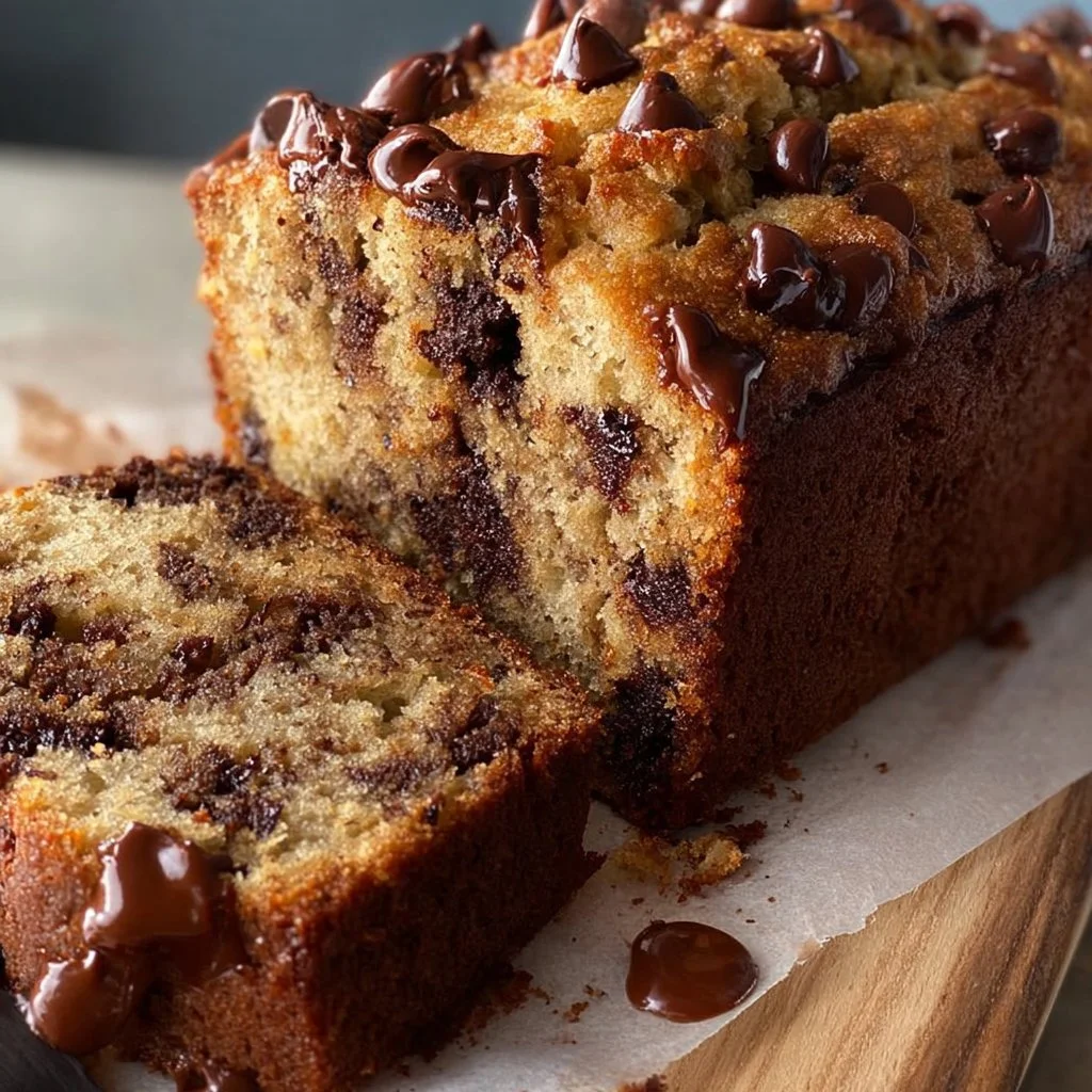 Brown Butter Chocolate Chip Banana Bread