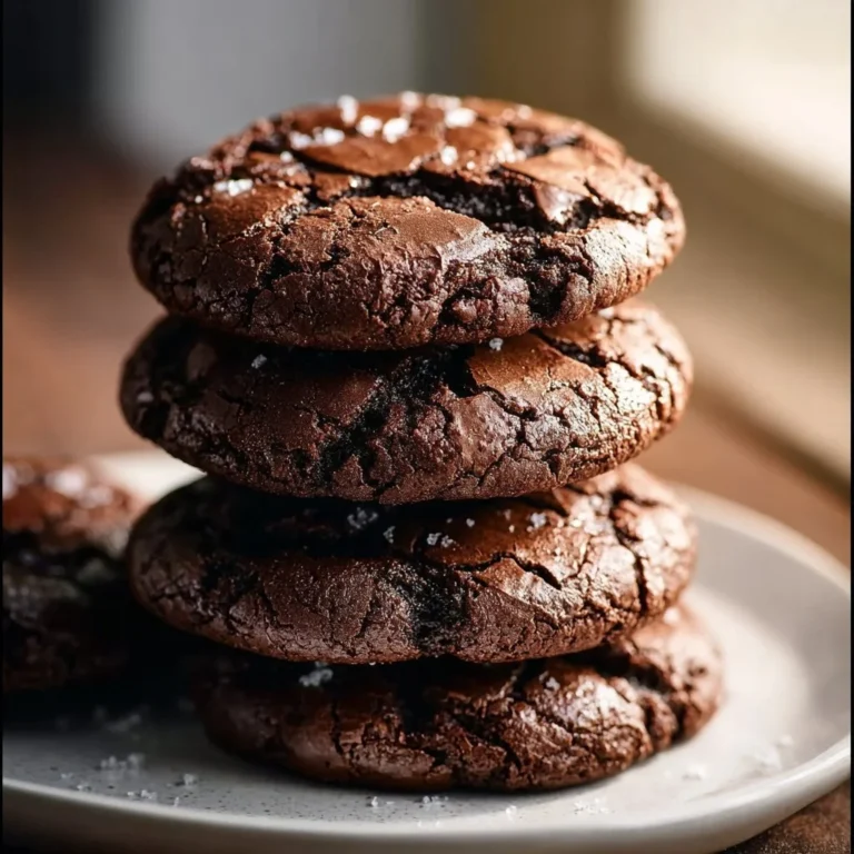 Delicious brownie cookies fresh out of the oven with chocolate chips
