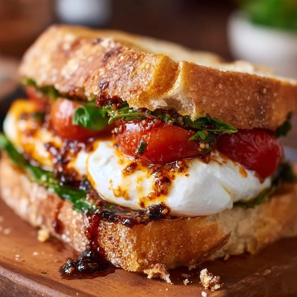 Burrata Caprese Sandwich