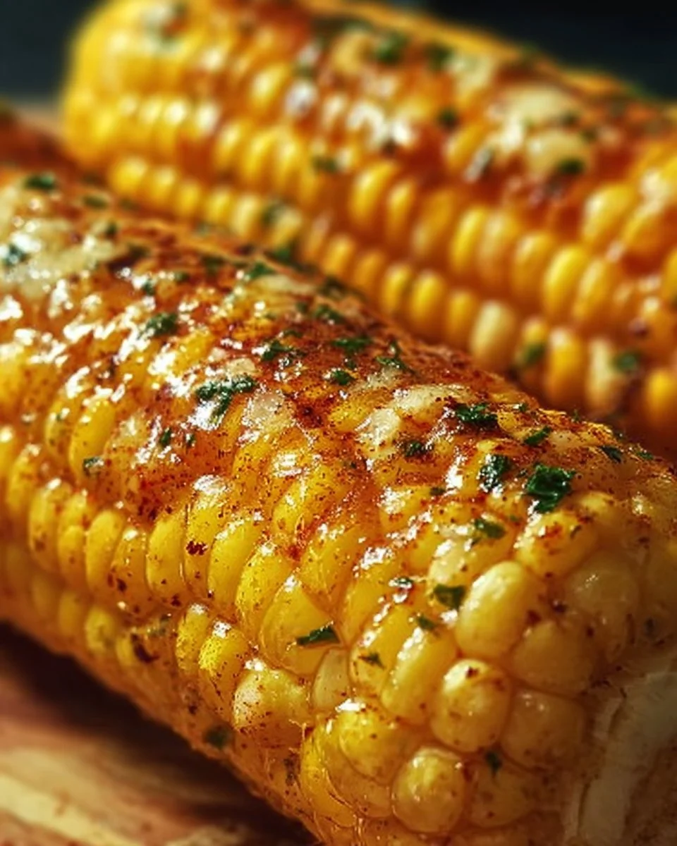 Buttery Garlic Corn on the Cob