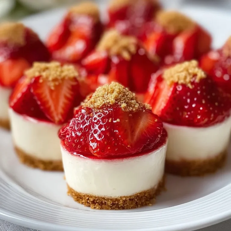 Cheesecake deviled strawberries topped with whipped cream and graham cracker crumbs