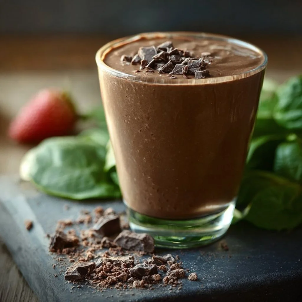 Chocolate Spinach Smoothie