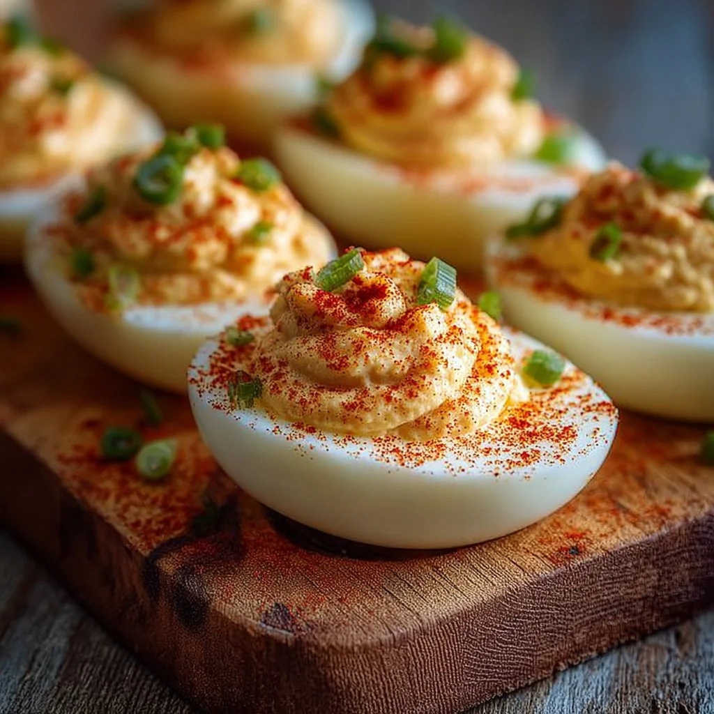 Classic Deviled Eggs with a Twist