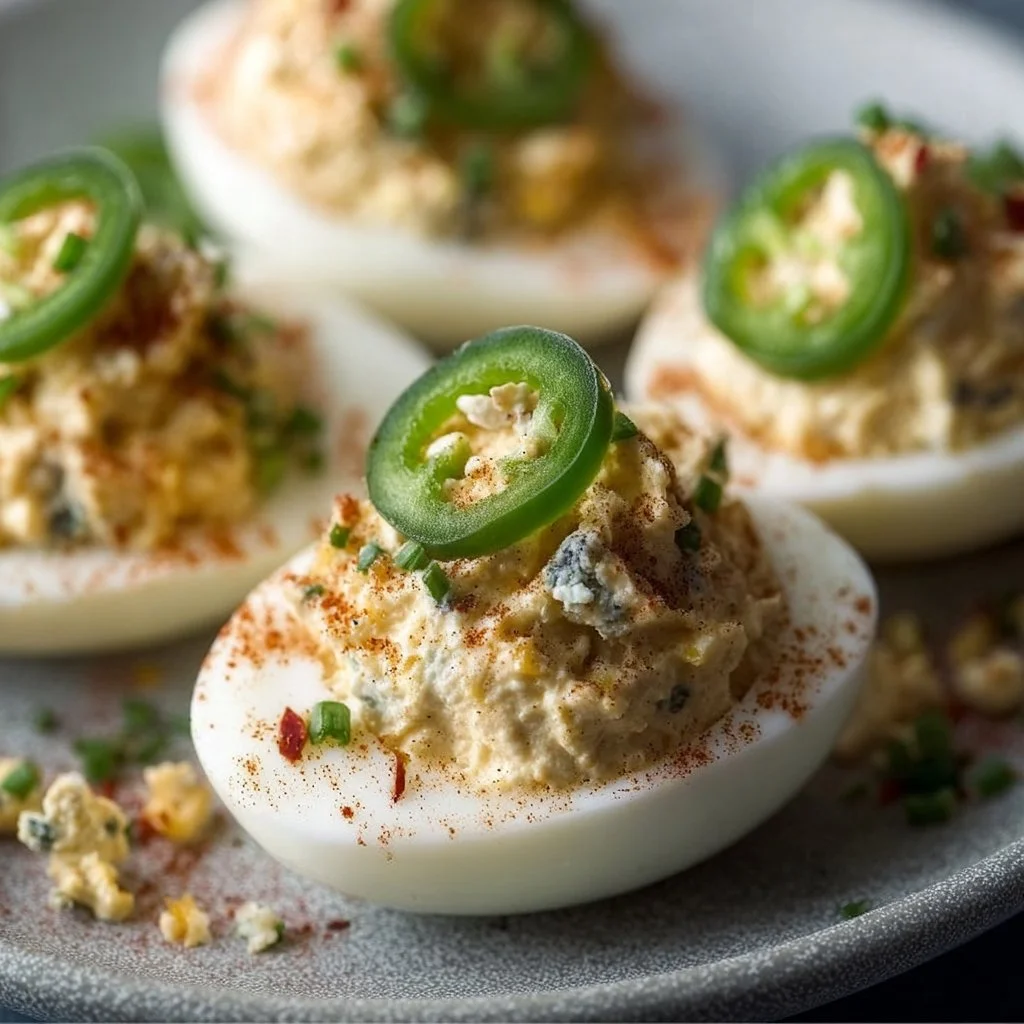 Con-Lover’s Jalapeño Popper Deviled Eggs