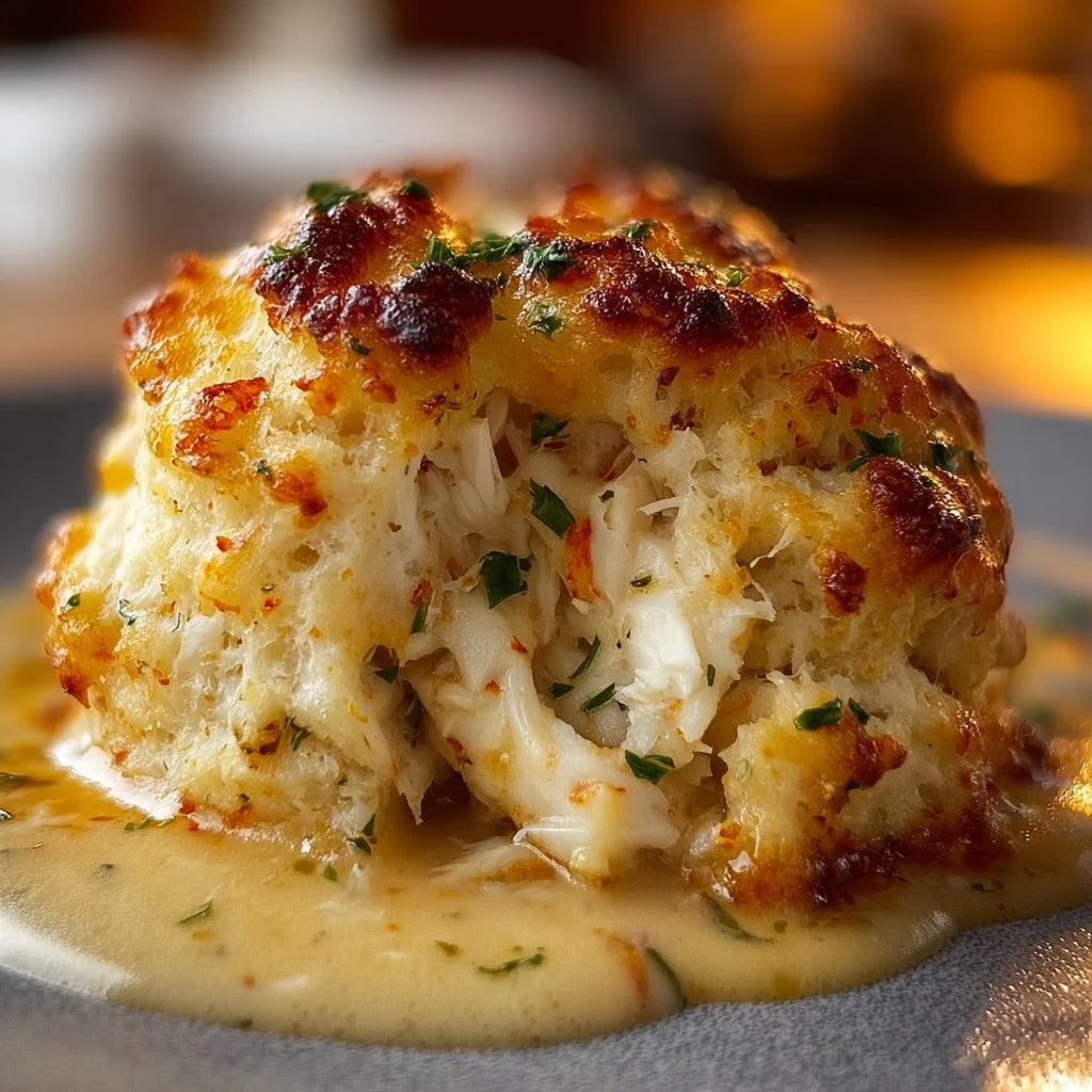 Crab Stuffed Cheddar Bay Biscuits