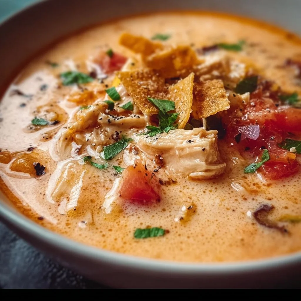 Creamy Chicken Tortilla Soup