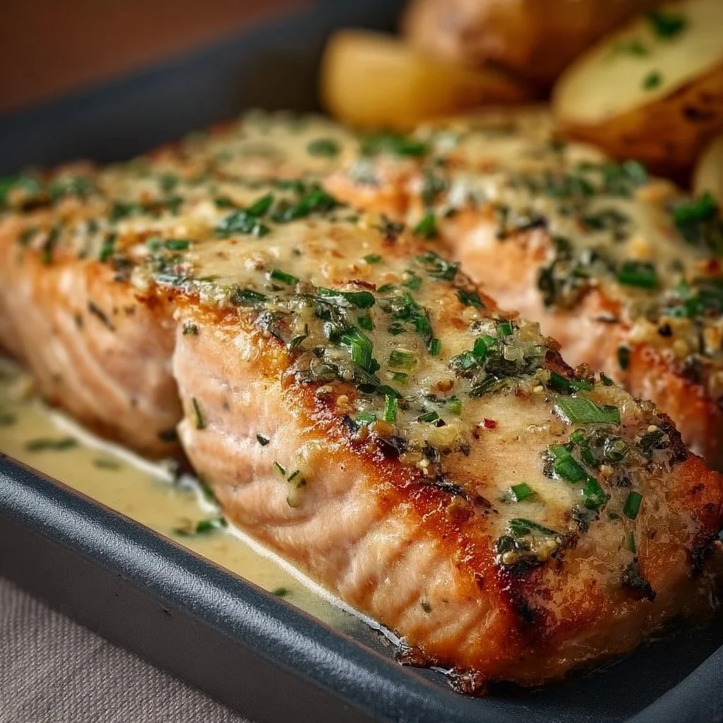 Creamy Chive Salmon