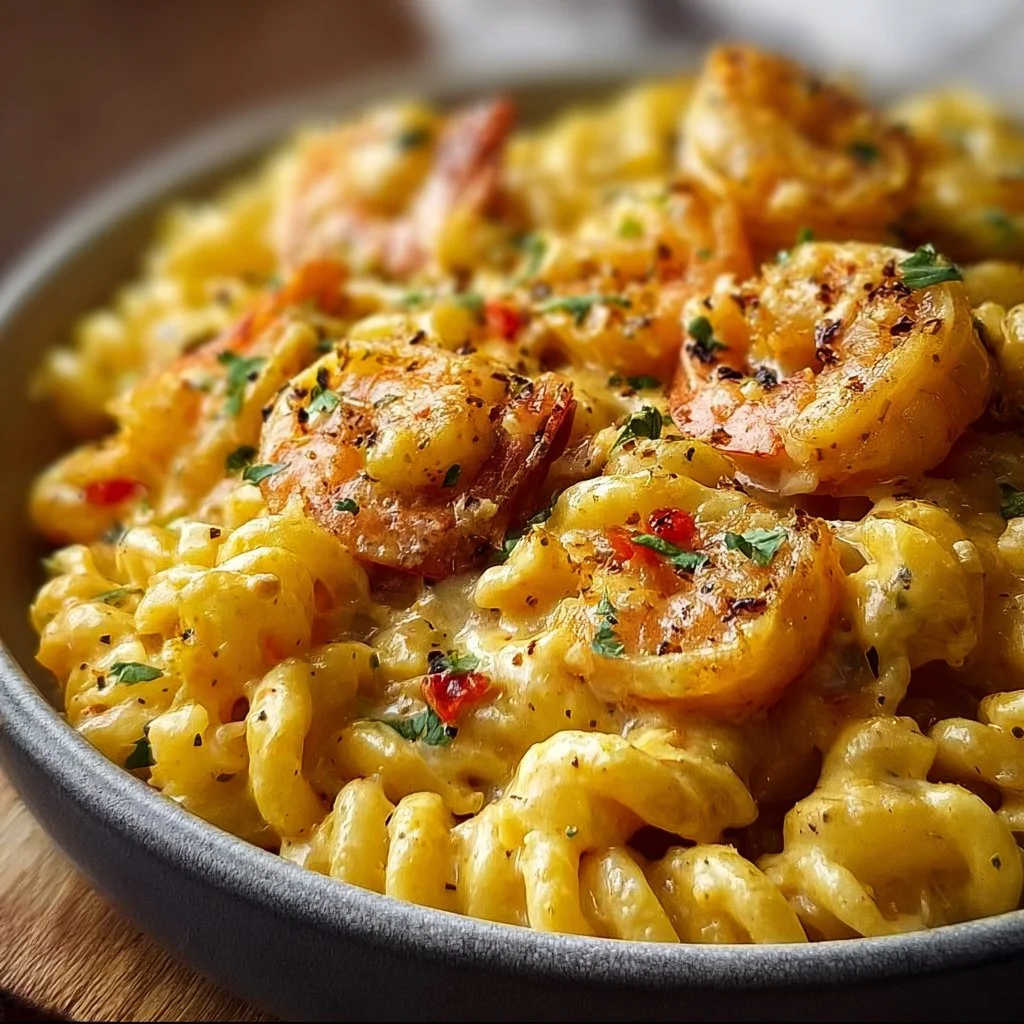 Creamy Jamaican Shrimp Rasta Pasta