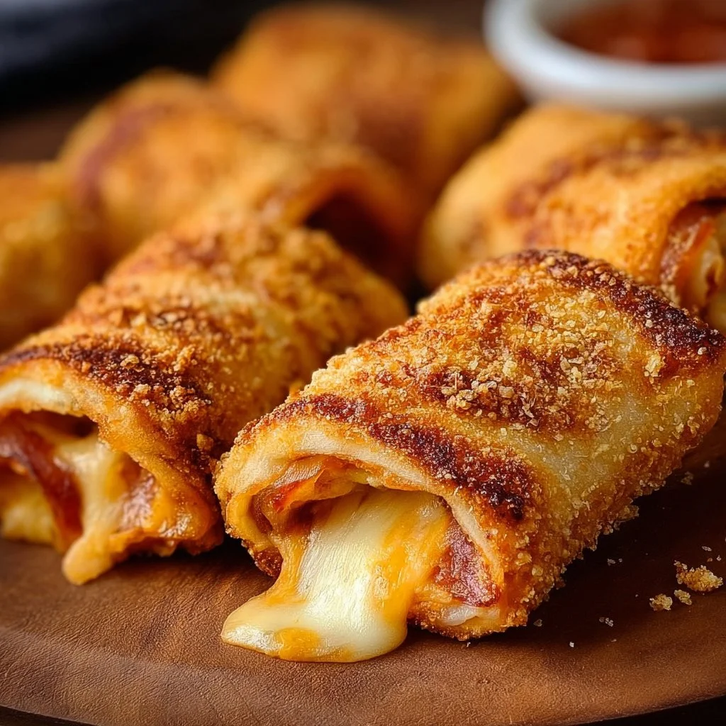 Crispy Cheesy Roll Ups