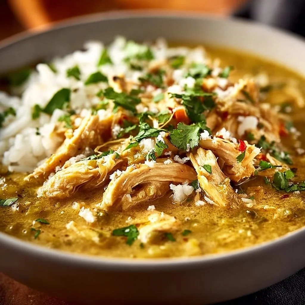 Crockpot Chicken Green Chili