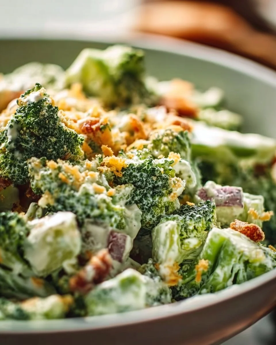 Delicious Broccoli Ranch Salad