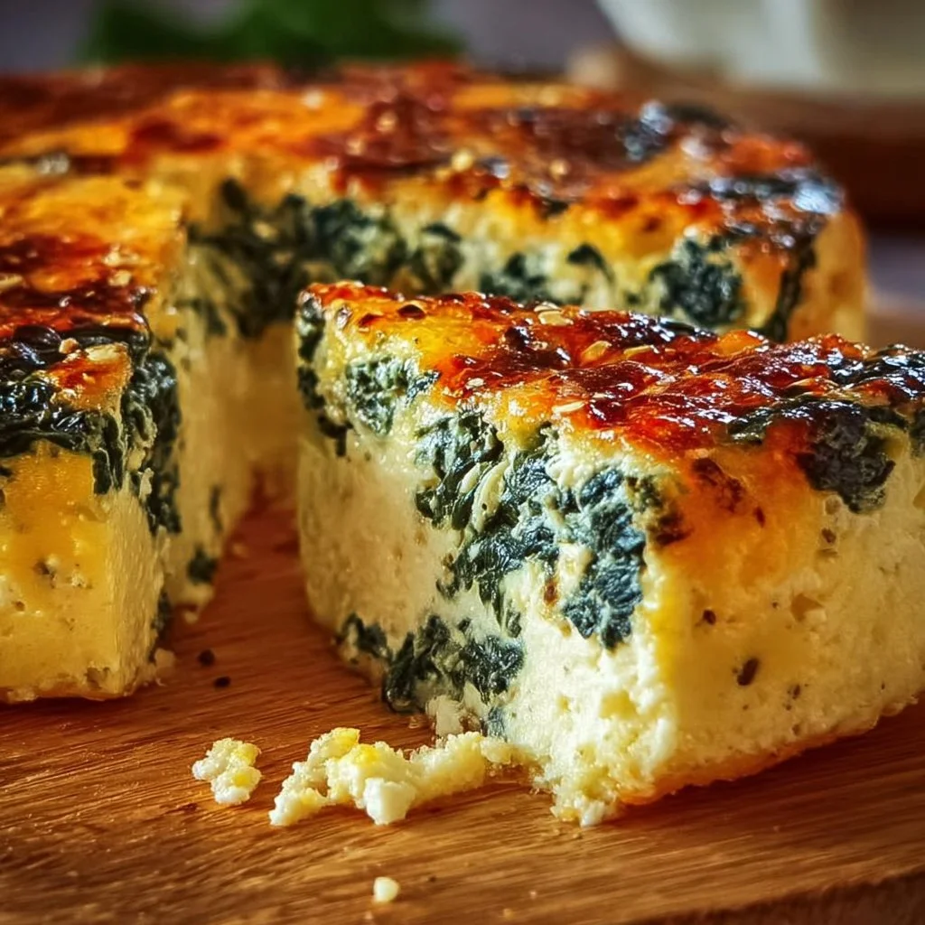 Delicious Cottage Cheese and Spinach Crustless Quiche