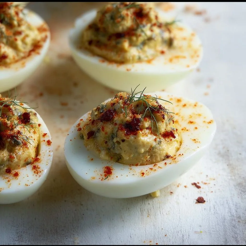 Deviled Eggs with Dill Relish