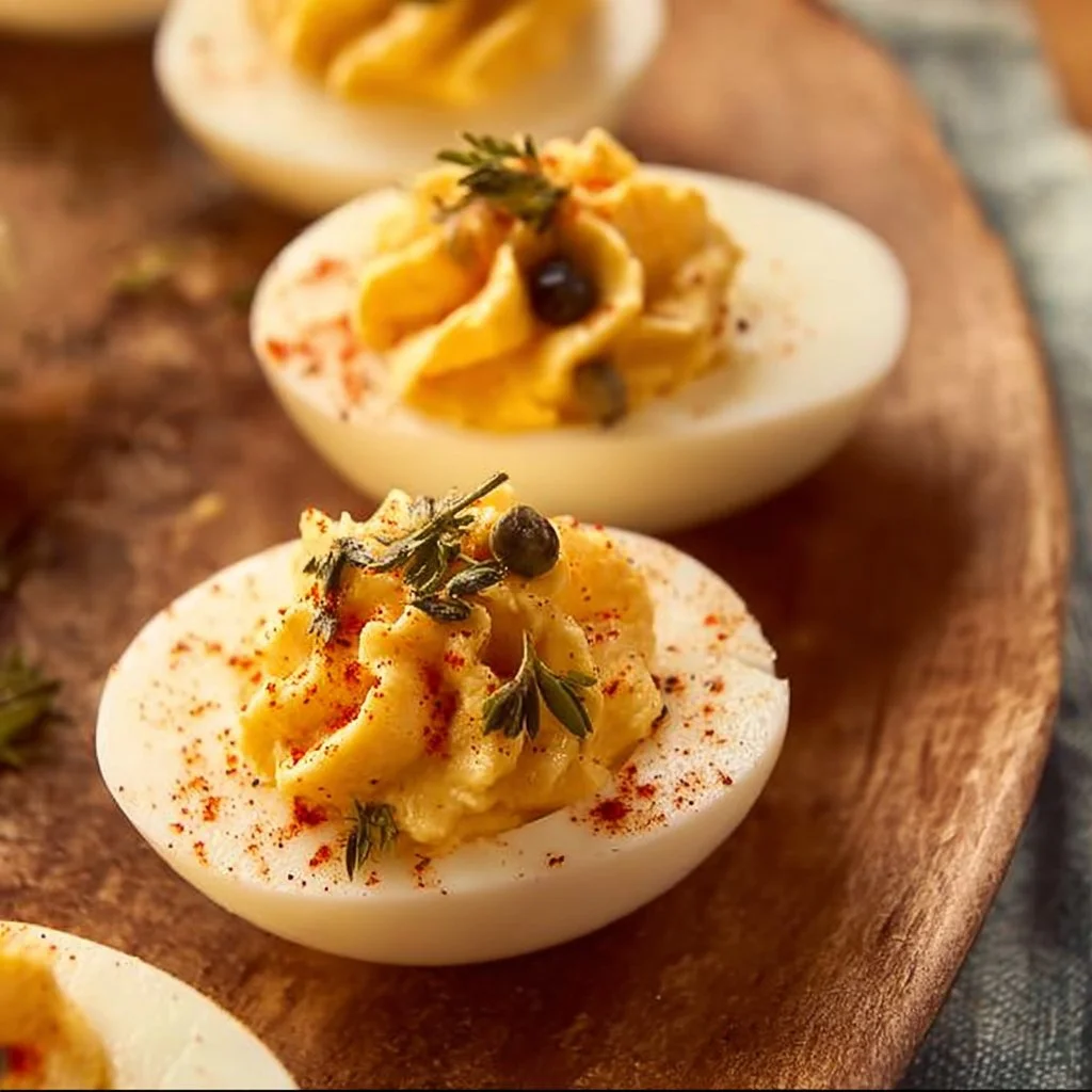 Dijon Deviled Eggs