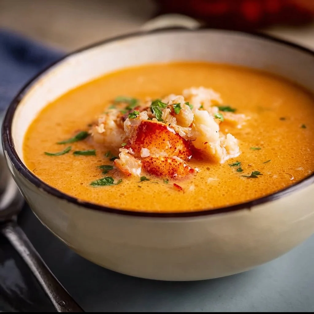 Easy Creamy Lobster Bisque Soup