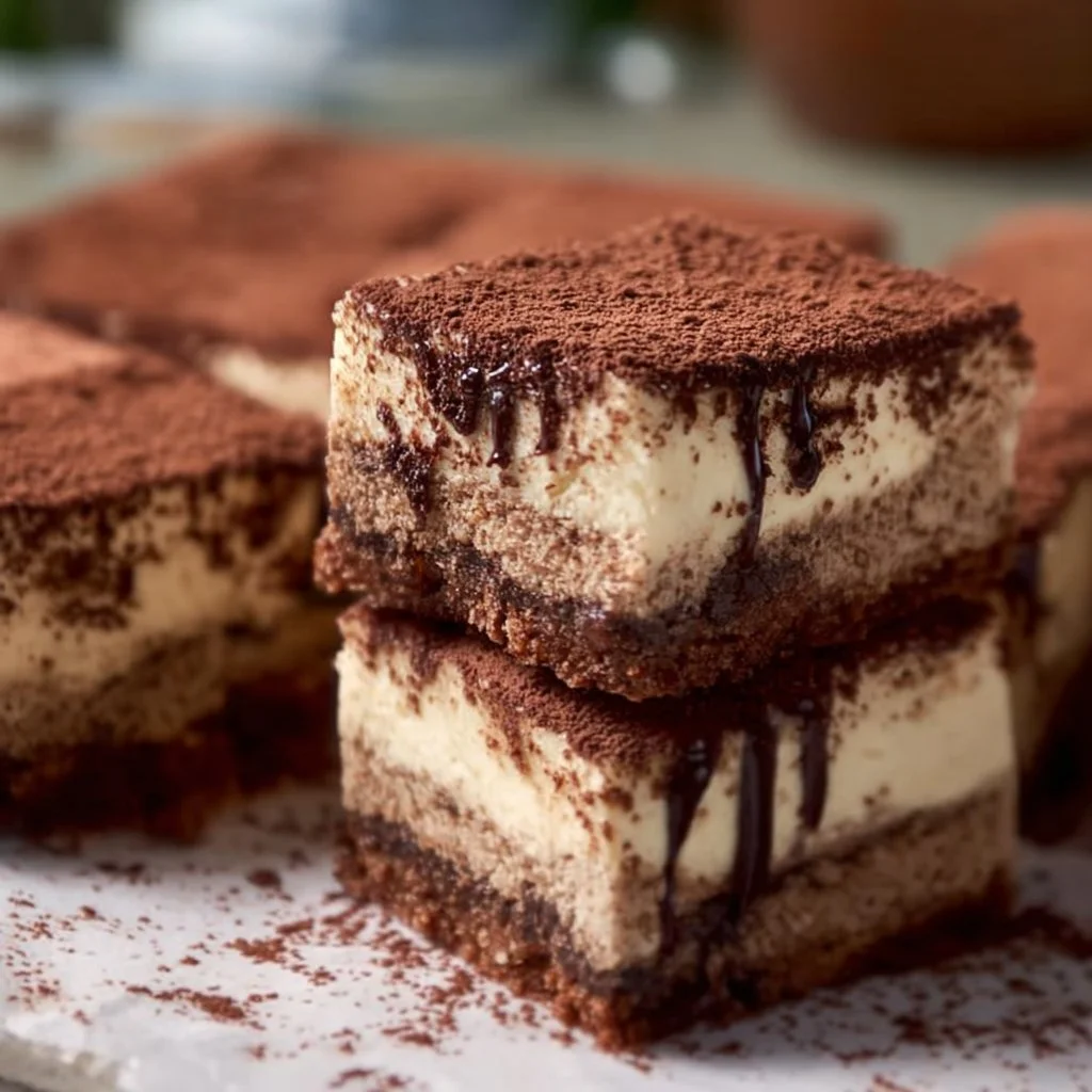 Easy Tiramisu Brownies