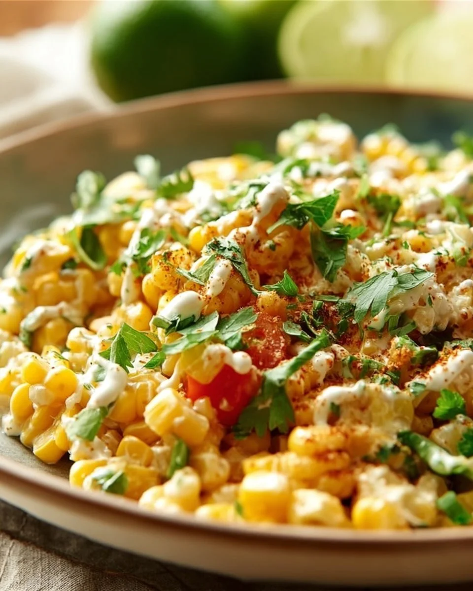 Easy Vegan Mexican Street Corn Salad