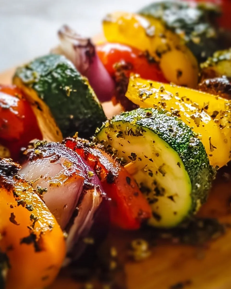 Flavorful Grilled Veggie Skewers